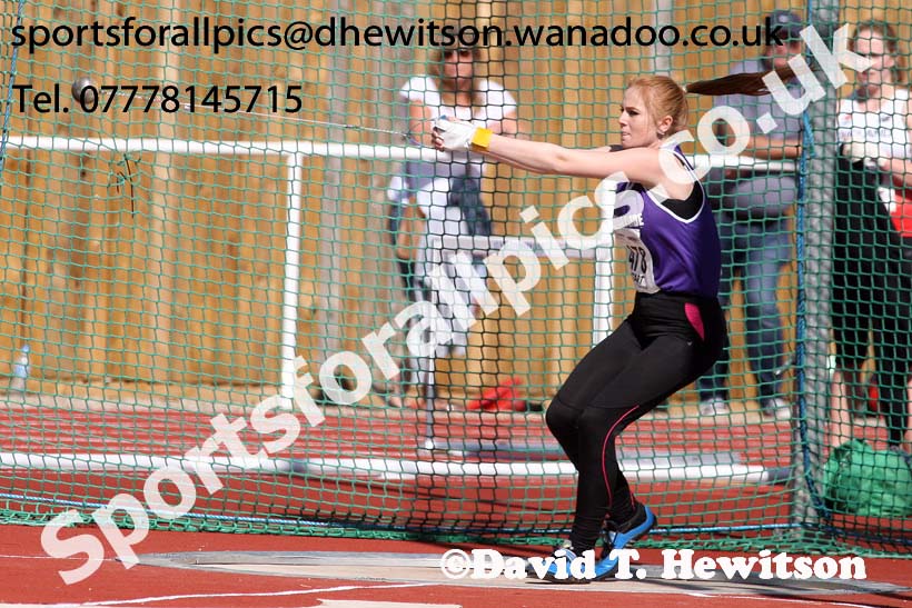 Under-17 womens hammer. Photo: David T. Hewitson/Sports for All Pics